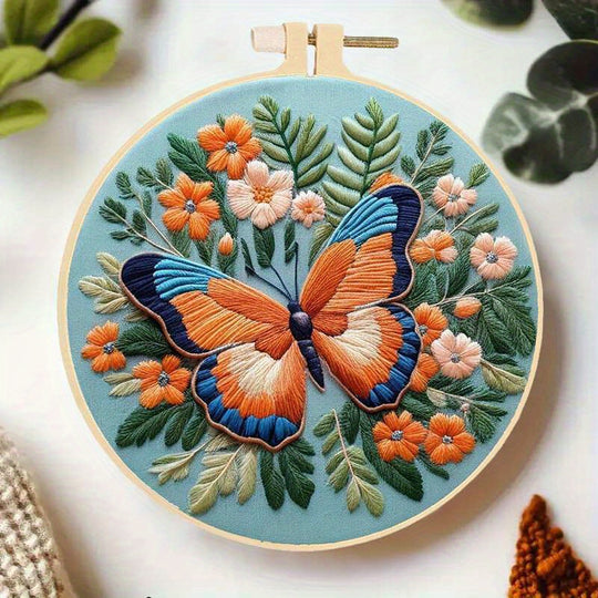 Butterfly & Flowers