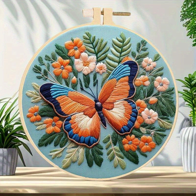 Butterfly & Flowers