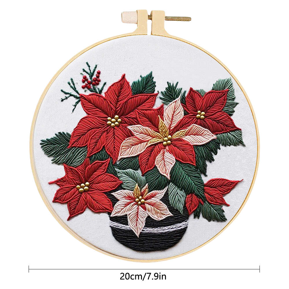 Poinsettia Flower Design
