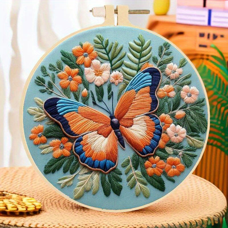 Butterfly & Flowers