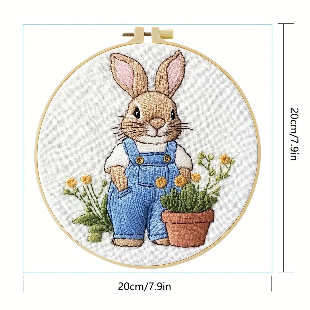 Bunny and Flowers Design