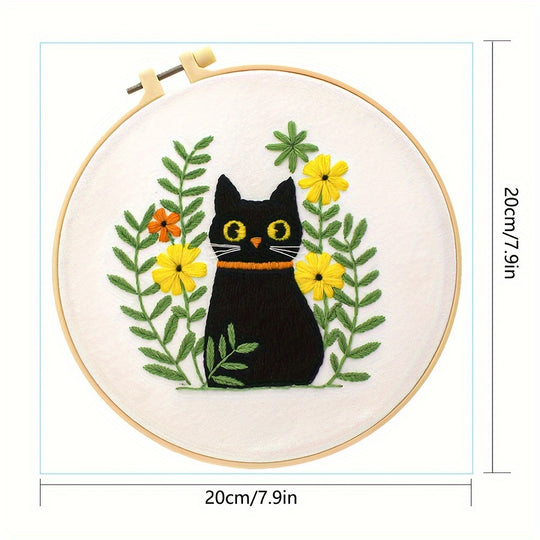 Cat and Plants