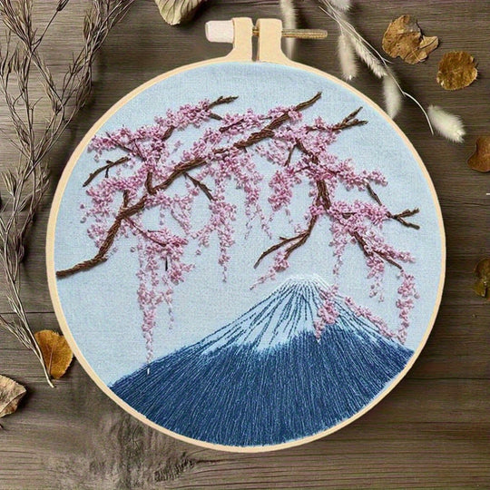 Volcano & Cherry Blossom