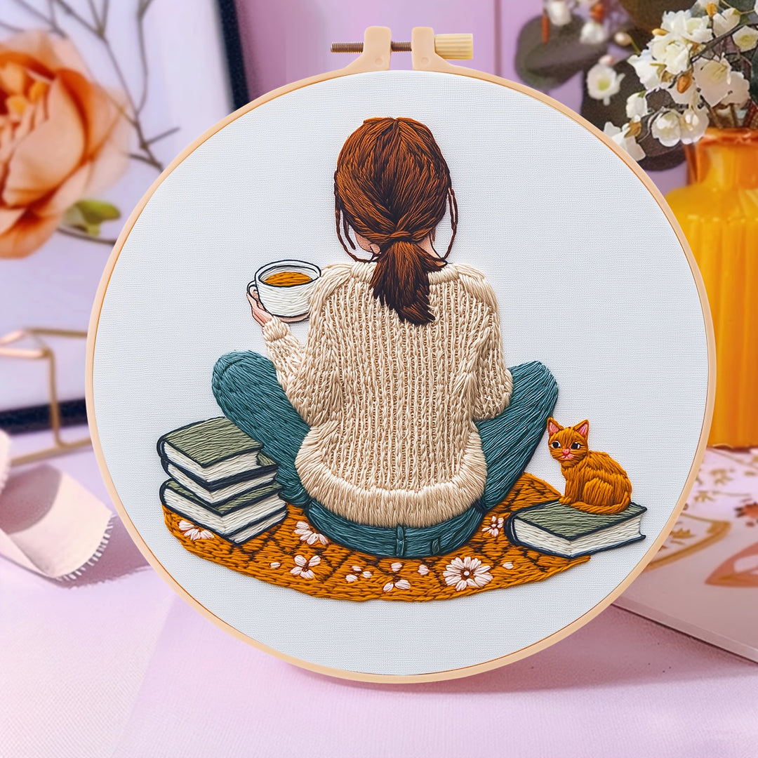 Girl with Books