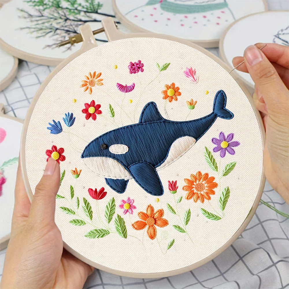 Floral Whale