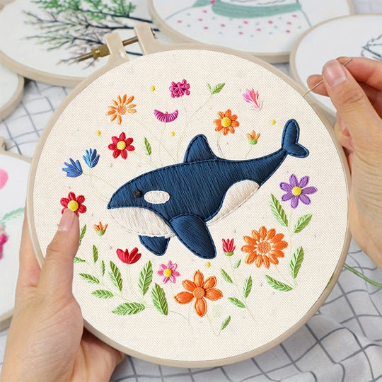 Floral Whale