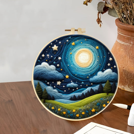 Starry Night & Moon