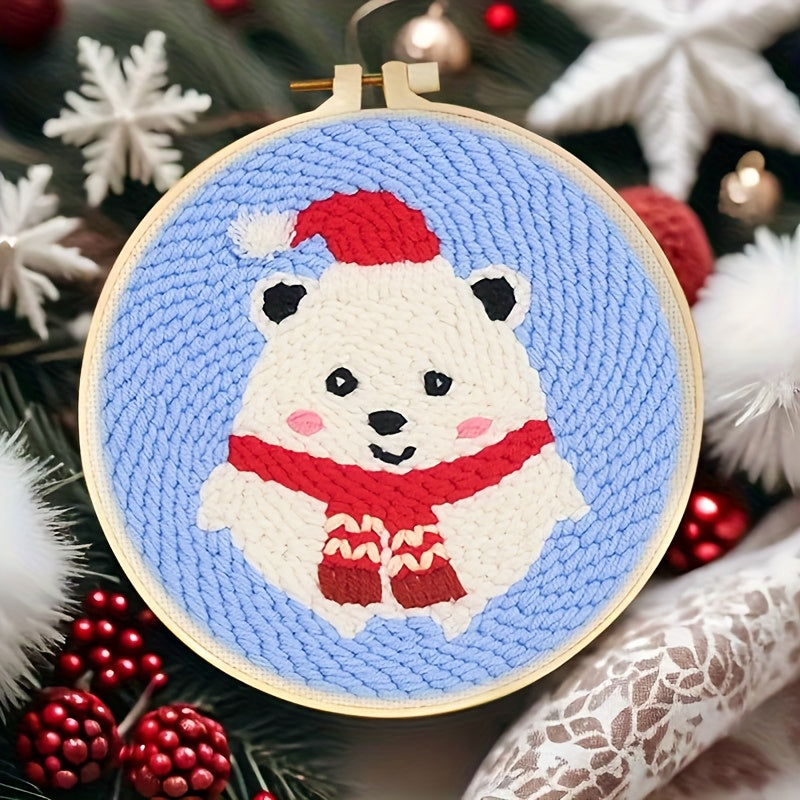 Christmas White Bear