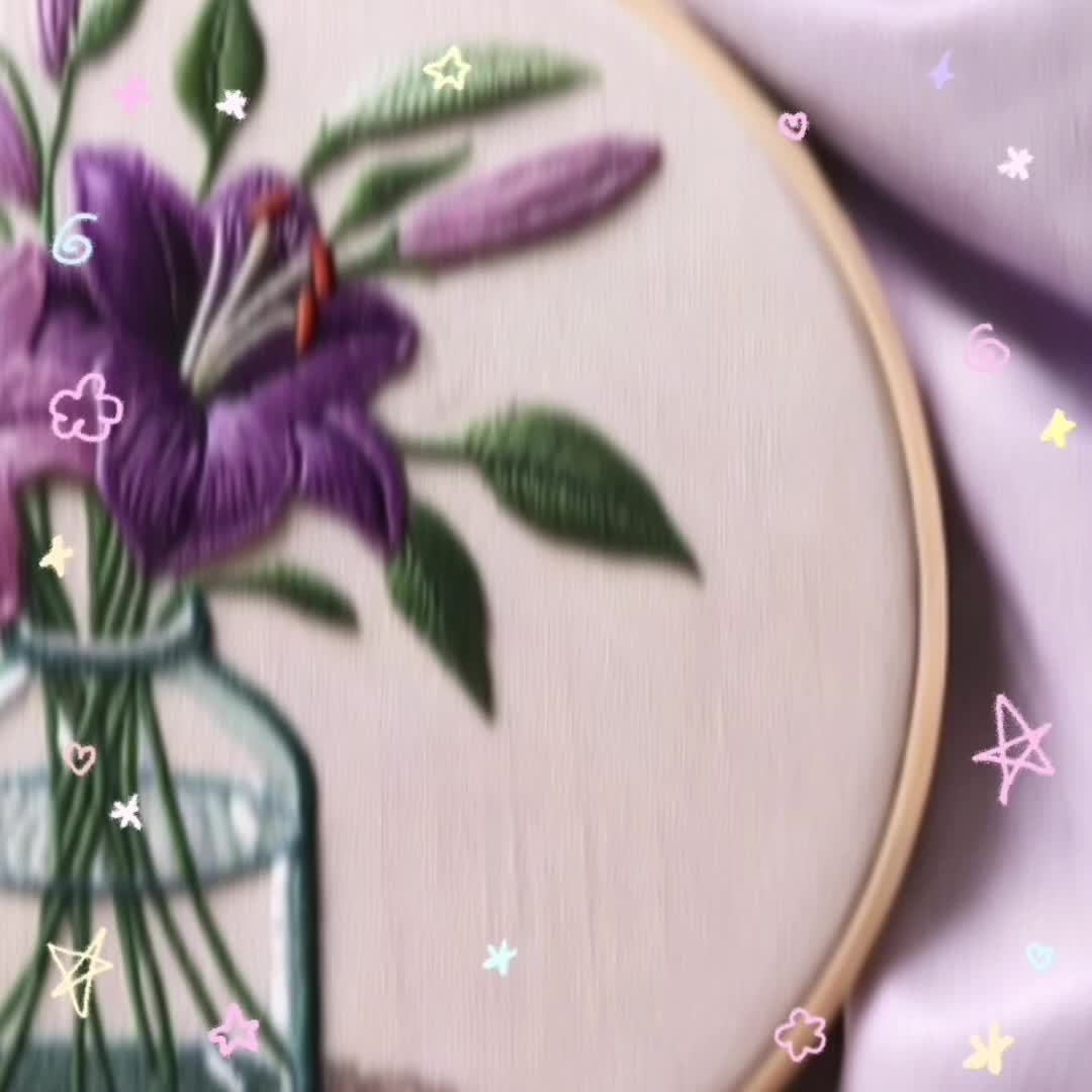 Purple lily