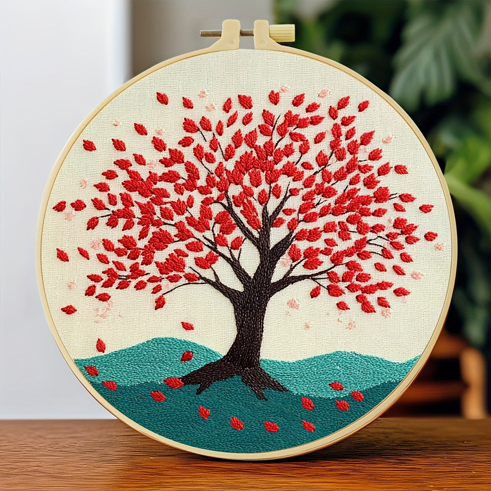 Red Leaf Tree