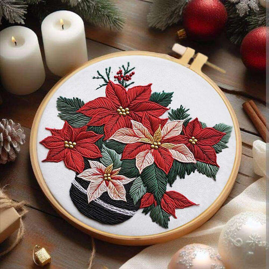 Poinsettia Flower Design