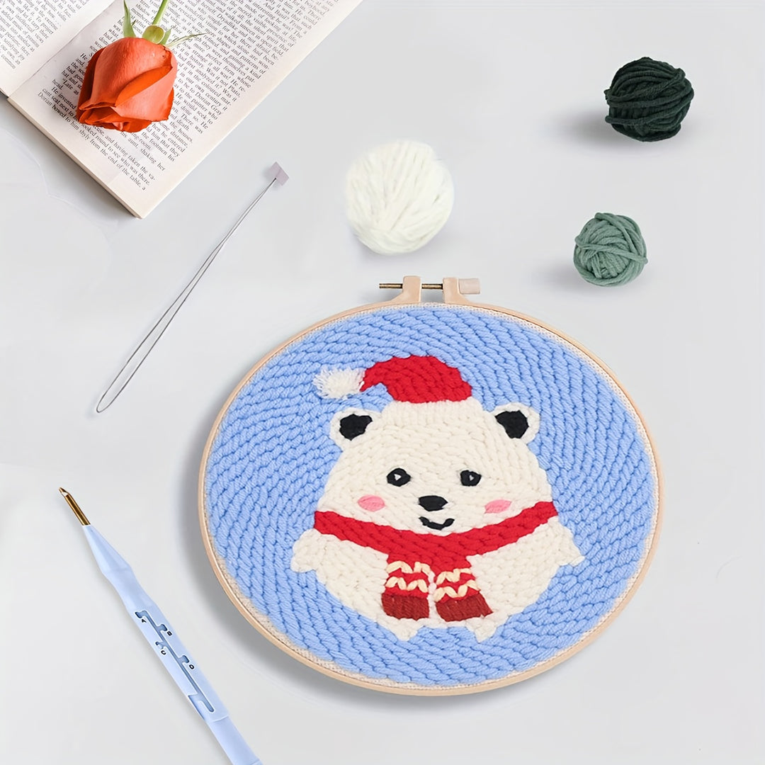 Christmas White Bear