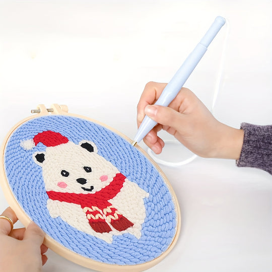 Christmas White Bear