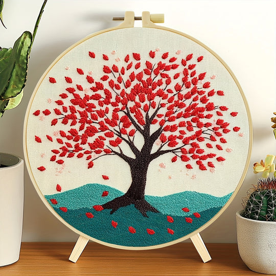 Red Leaf Tree