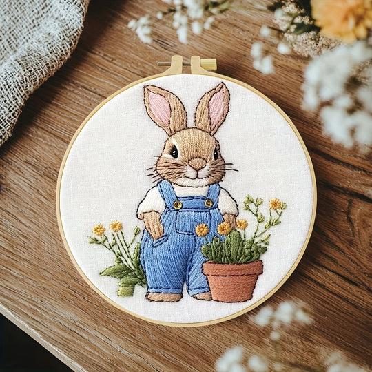 Bunny and Flowers Design