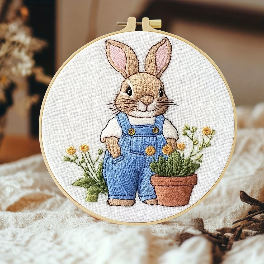 Bunny and Flowers Design