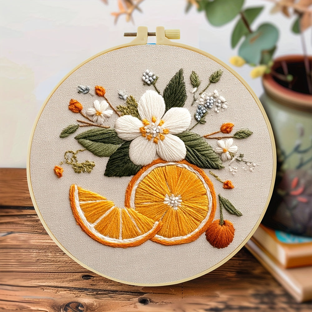 Orange and Flowers