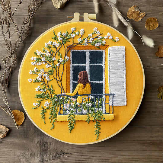 A Girl in Balcony