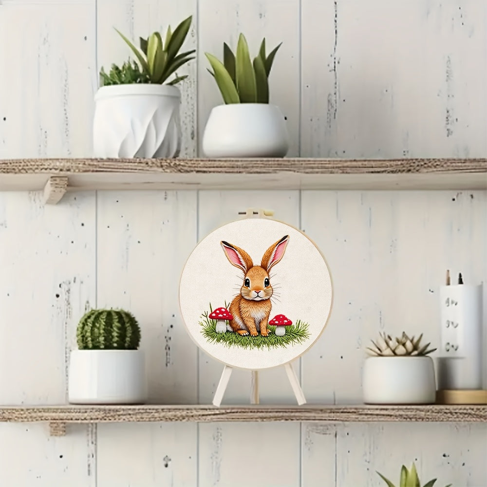 Bunny with Mushrooms
