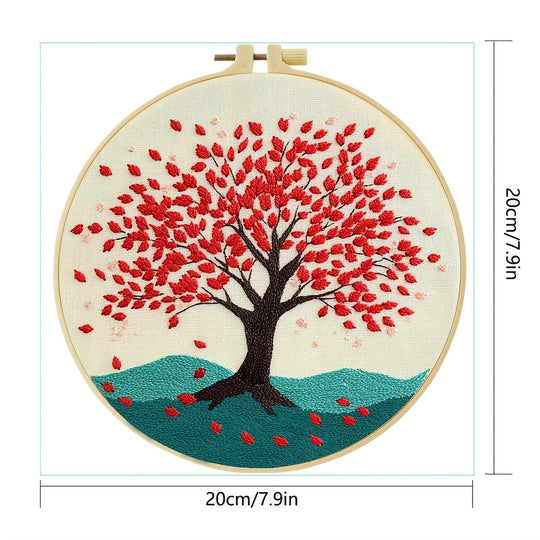 Red Leaf Tree