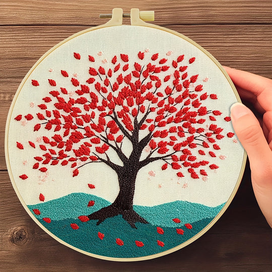 Red Leaf Tree