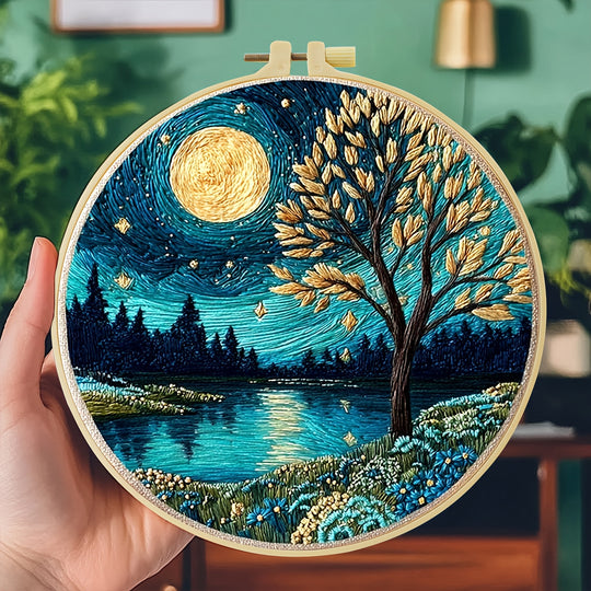 Golden Tree and Moon