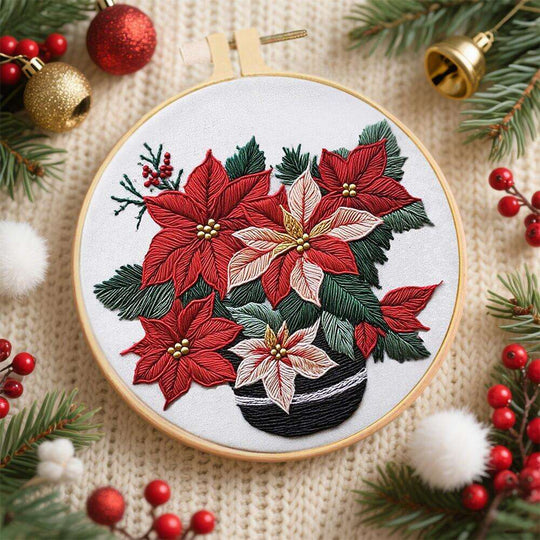 Poinsettia Flower Design