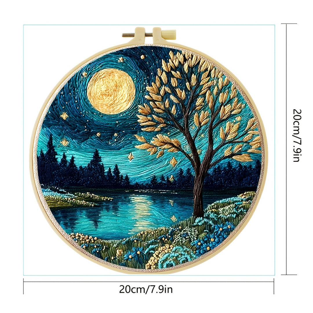 Golden Tree and Moon
