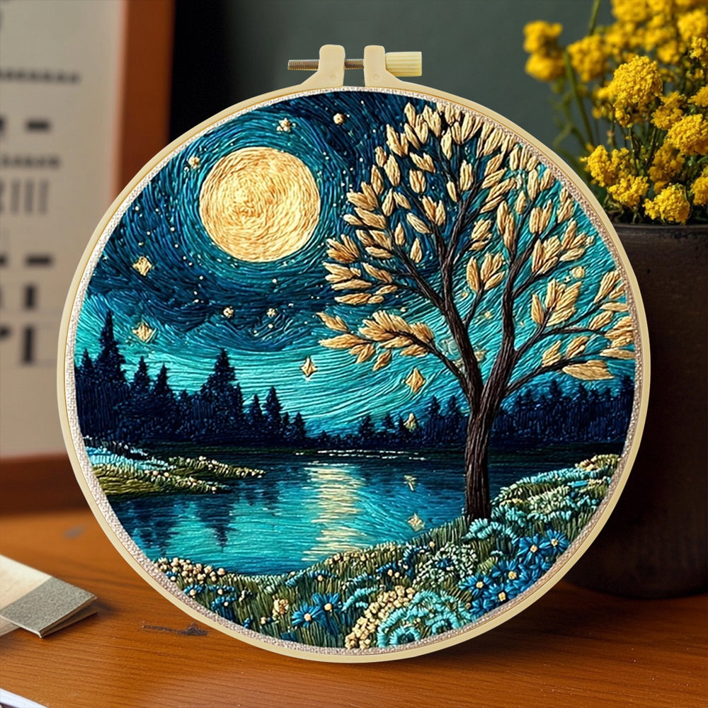 Golden Tree and Moon