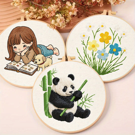 Bundle: Panda | Bouquet | Girl