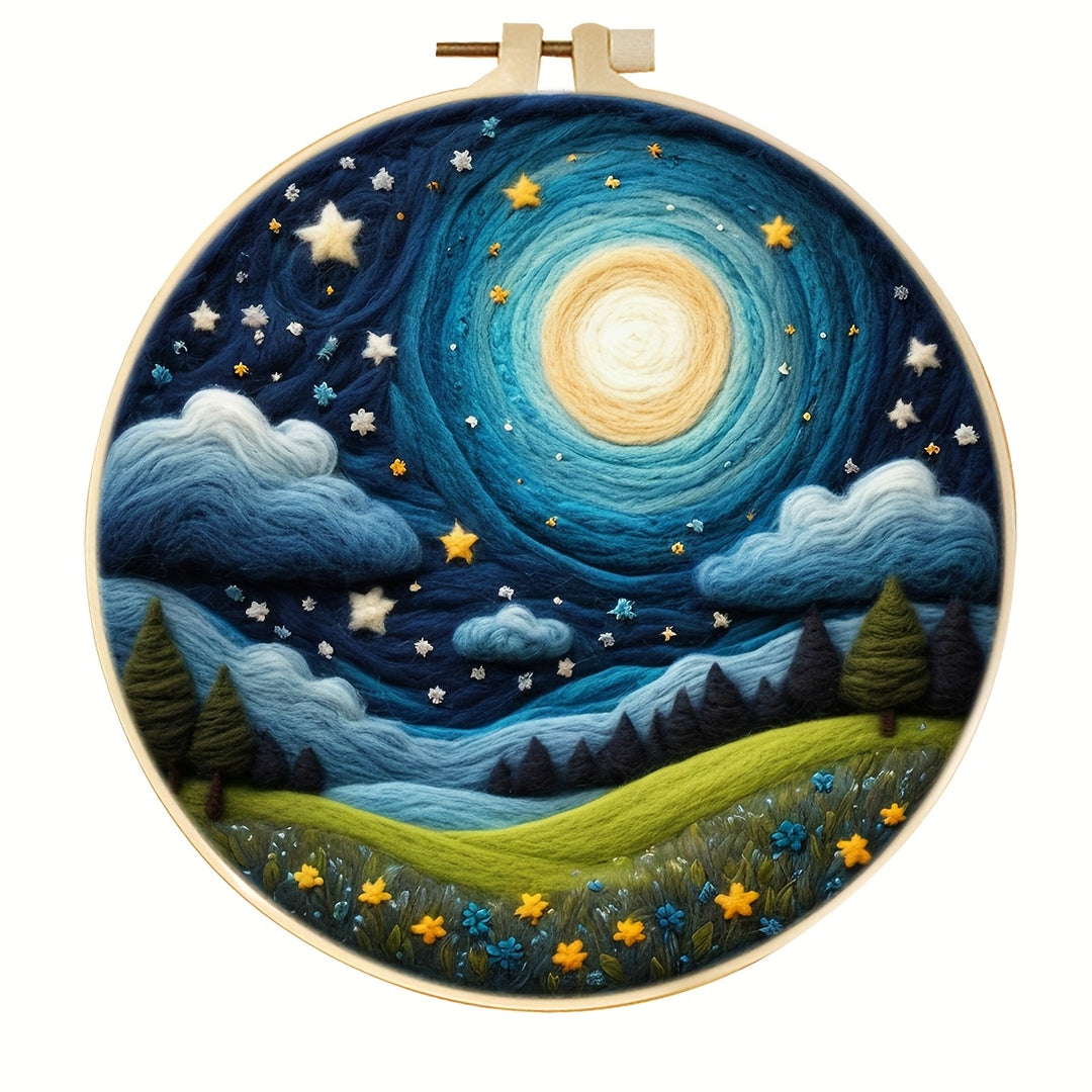 Starry Night & Moon