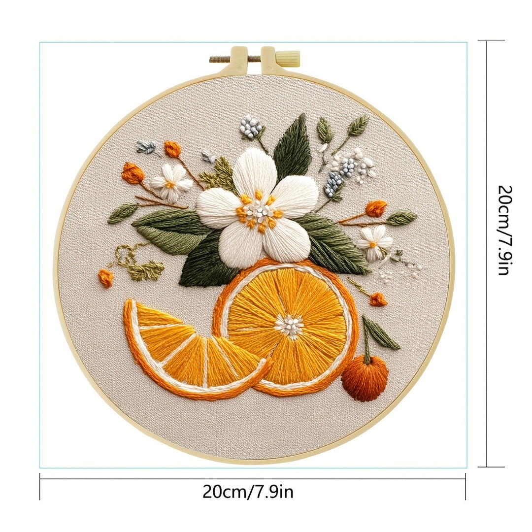Orange and Flowers