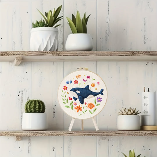 Floral Whale
