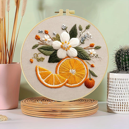 Orange and Flowers