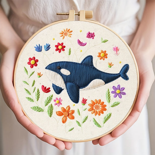 Floral Whale