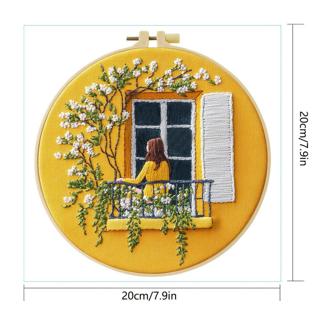 A Girl in Balcony