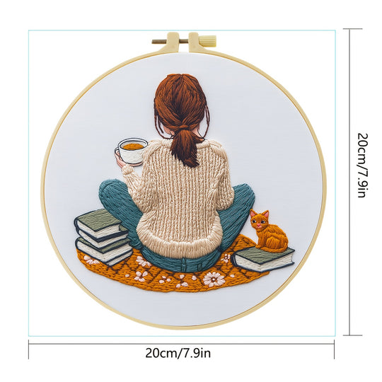 Girl with Books
